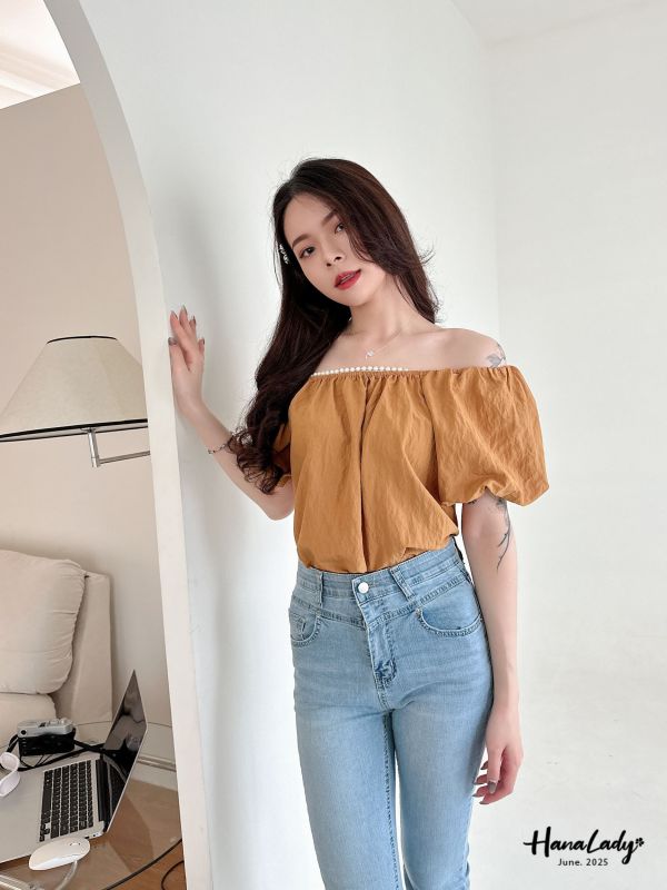 WLA20 澎澎公主袖珍珠上衣 