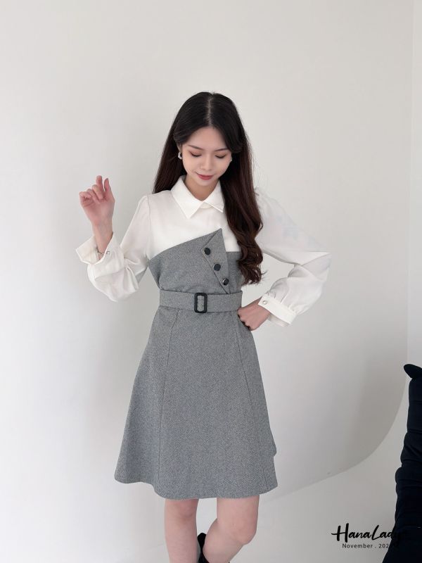 WJA47 韓劇女主的不規則設計短洋 