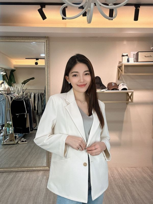 WSB12 雙釦俐落簡約西外 