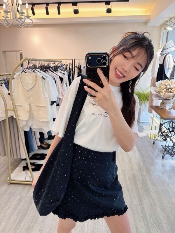 LWA45 三件組休閒點點附包套裝 
