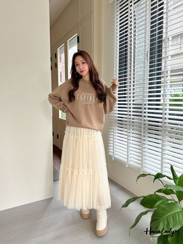 WEA68 浪漫女孩必備層次紗裙 