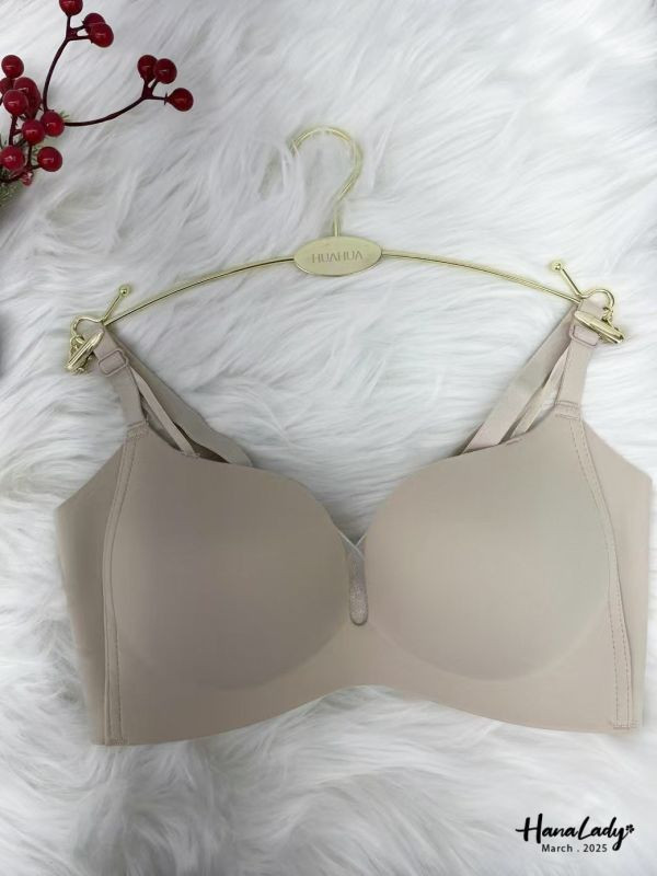 WSB28 厚墊韓國簡約深V純色內衣 