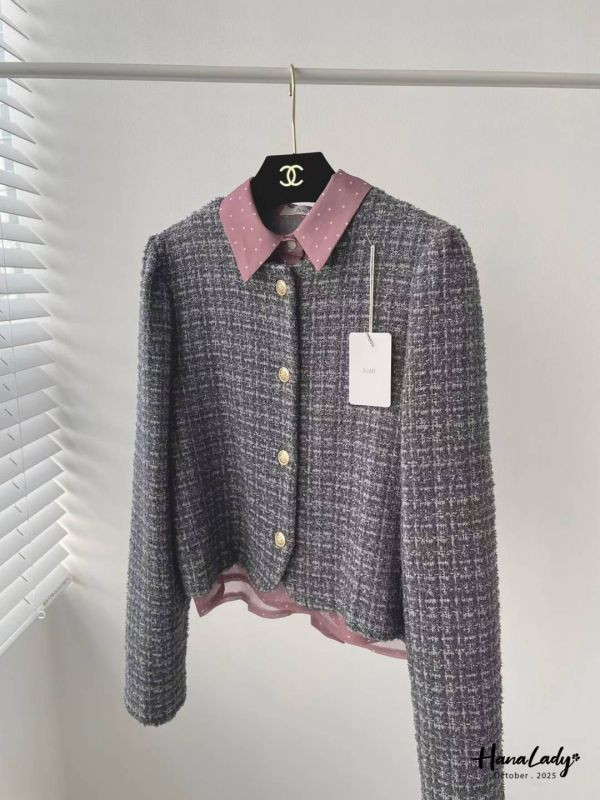 WTA76 親膚軟針織小香外套 