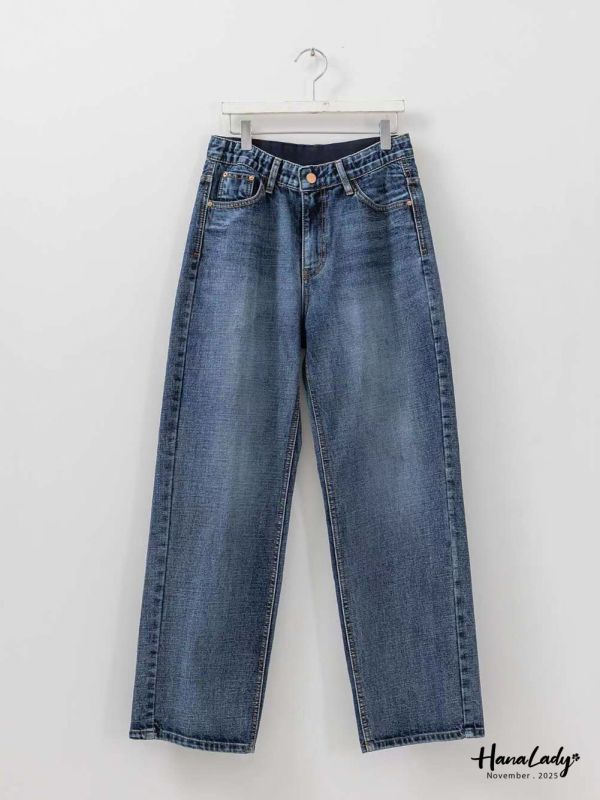 WJA76 率性寬版小男友褲 