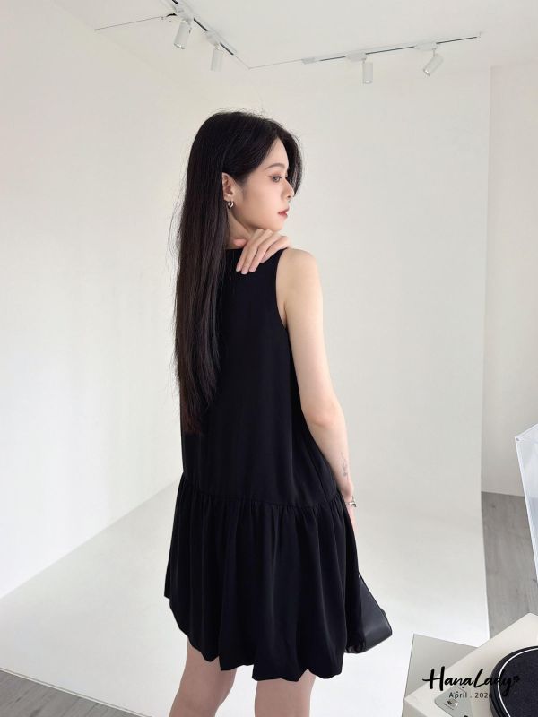 LFA35 可愛雲朵裙口袋短洋 