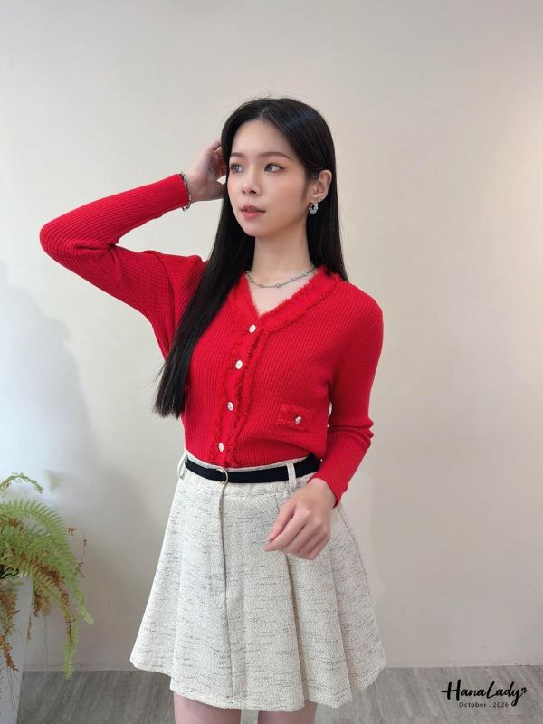 LTA48 好舒服混線輕巧毛呢褲裙 