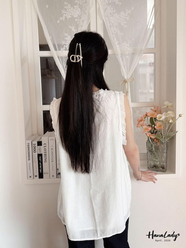 LFA32 波西米雅V領無袖上衣 