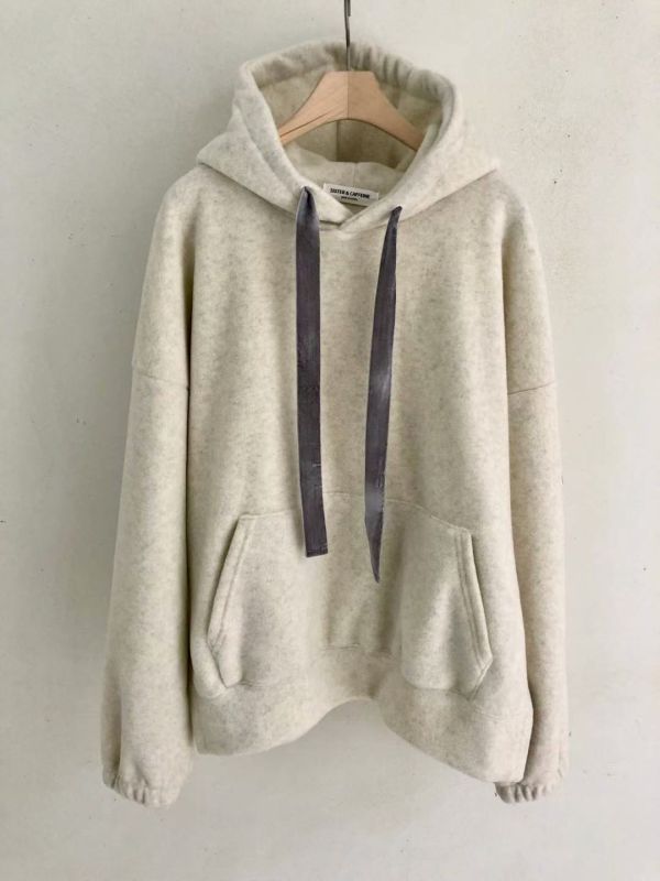 WQB21 超暖呼側開衩棉絨帽T 