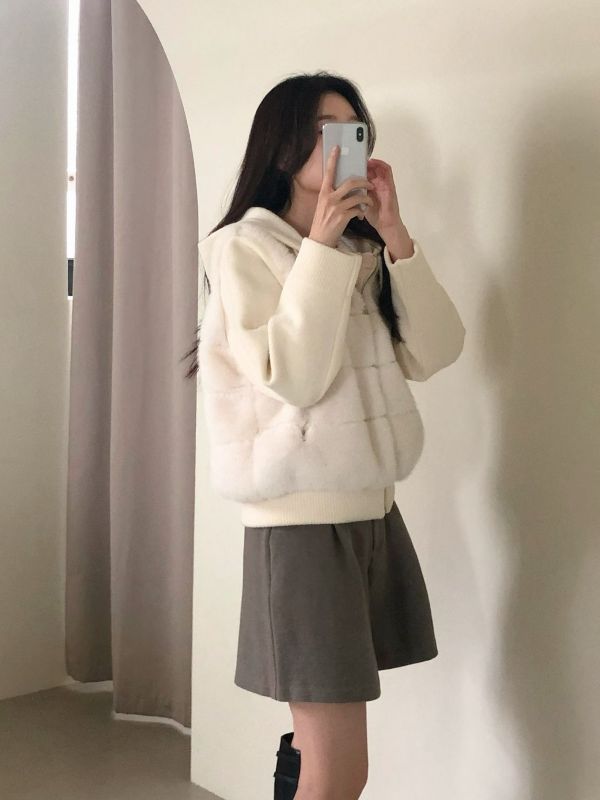 WQA73 超舒服針織毛毛外套 