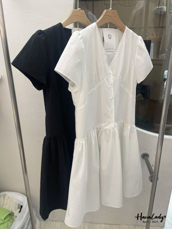 WFA85 V領公主風洋裝 正韓 韓國服飾 韓國連線