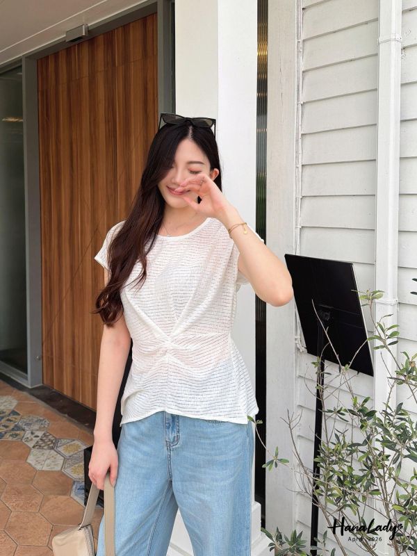 LFB14 廣州選品扭結上衣 