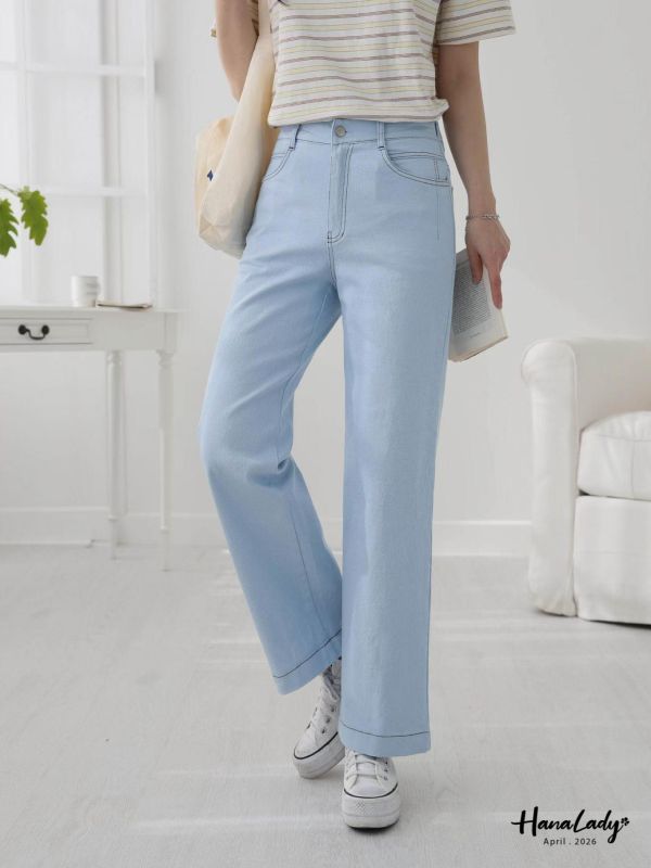 LFA33 挺版混棉休閒長褲 