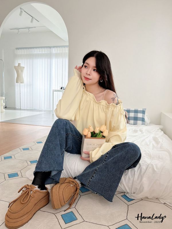 WJB26 絕美必買毛毛厚底鞋 