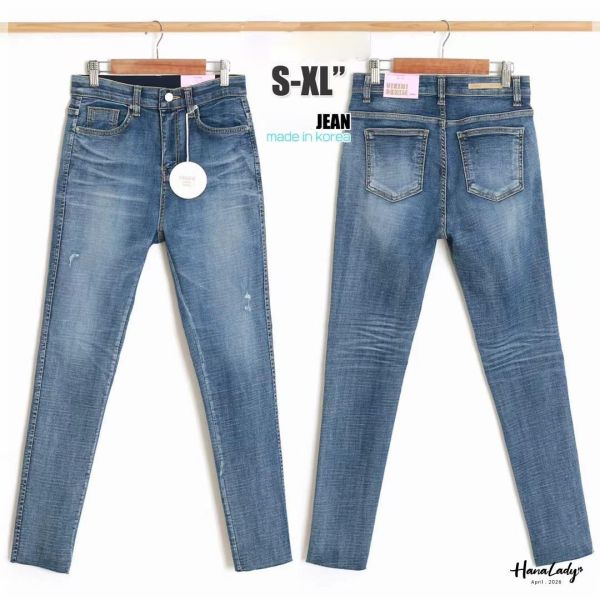 LFB05 顯瘦小褲腳彈性丹寧褲 