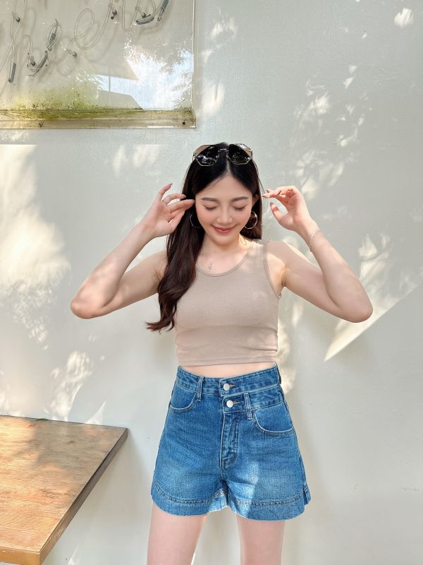 WWA86 親膚美背扭結bra top 