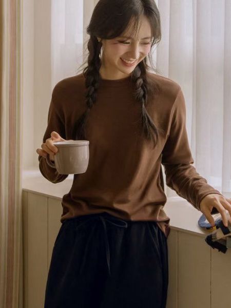 WQB02 暖呼呼絨棉磨毛圓領上衣 