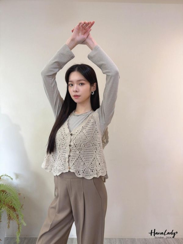 LTA20 浪漫布蕾絲兩件式上衣 