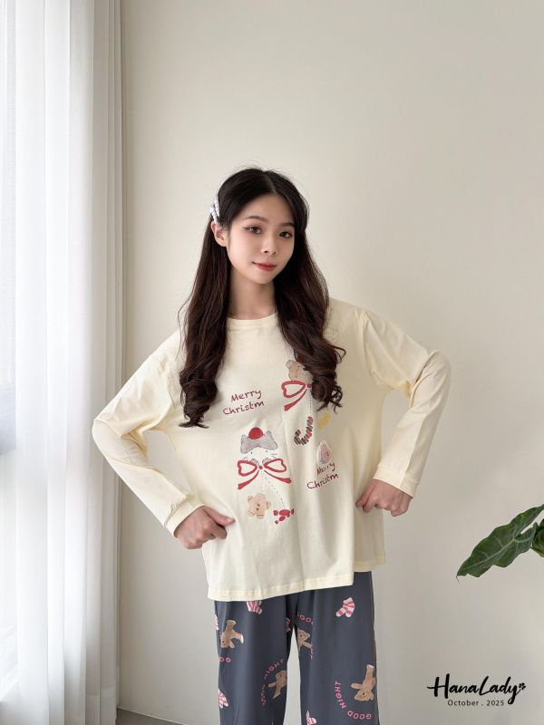 WTA91 超可愛聖誕熊熊睡衣 