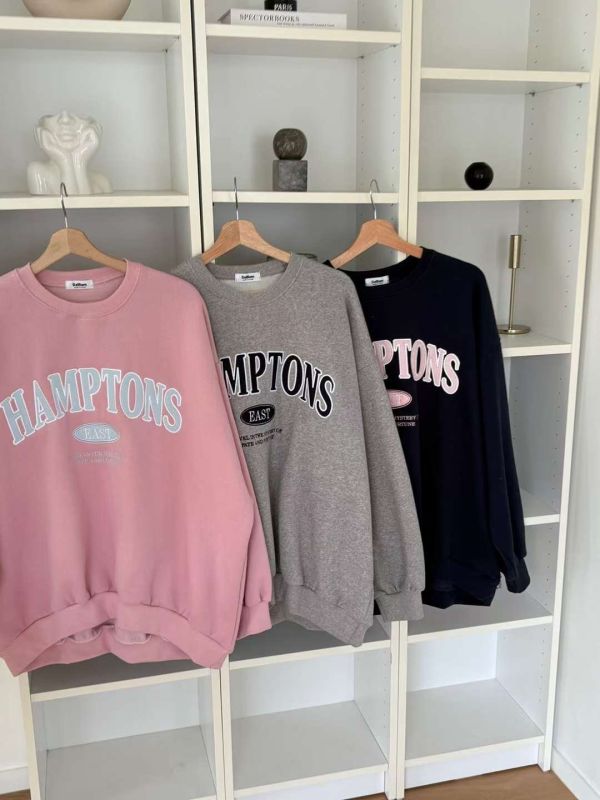 WQA64 馬卡龍色刺繡刷毛大學T 