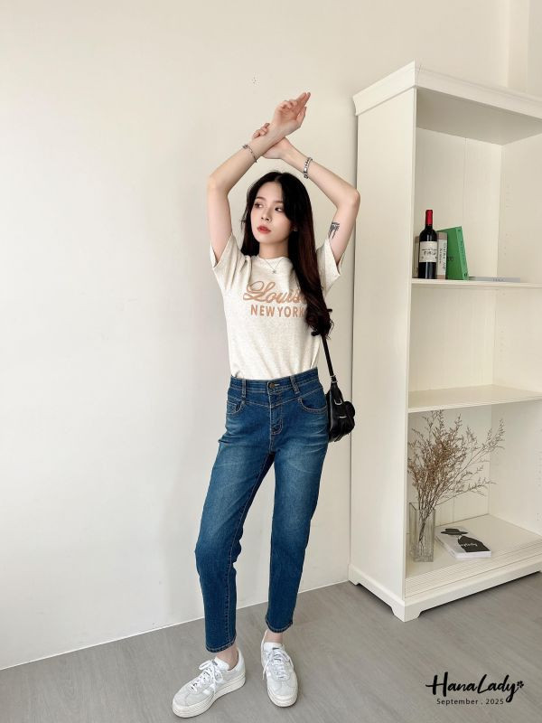 WKA10 配色麂皮字母厚棉T 