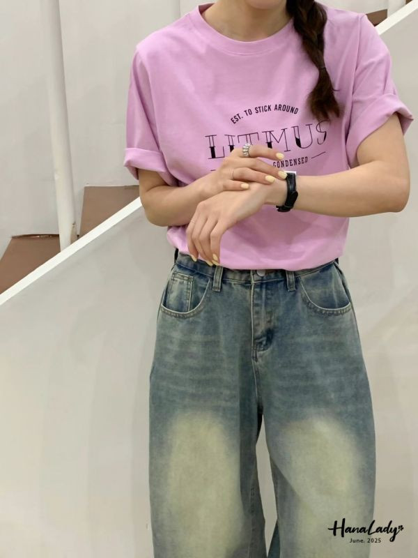 WLB38 男孩女孩的文青字母T 