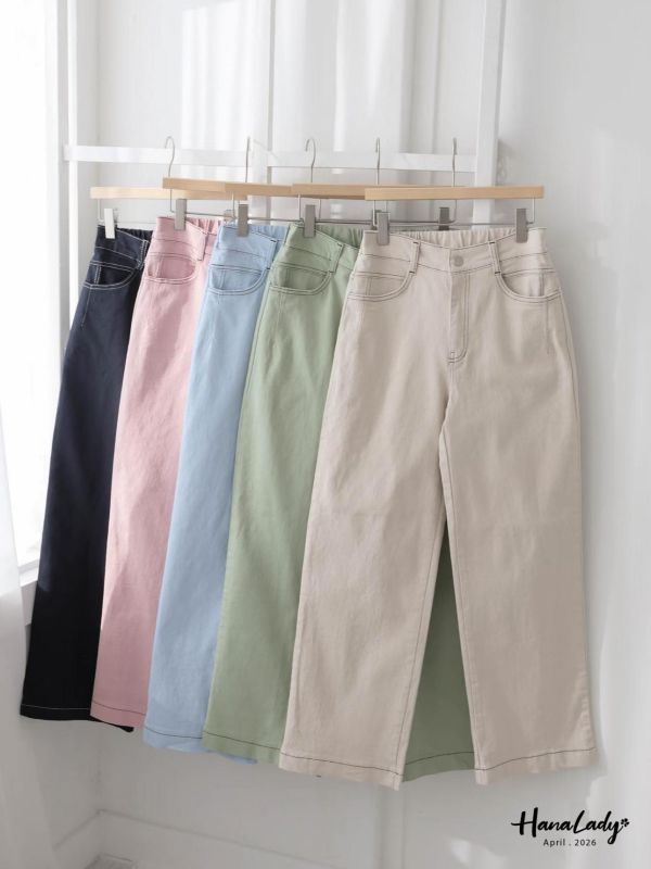 LFA33 挺版混棉休閒長褲 