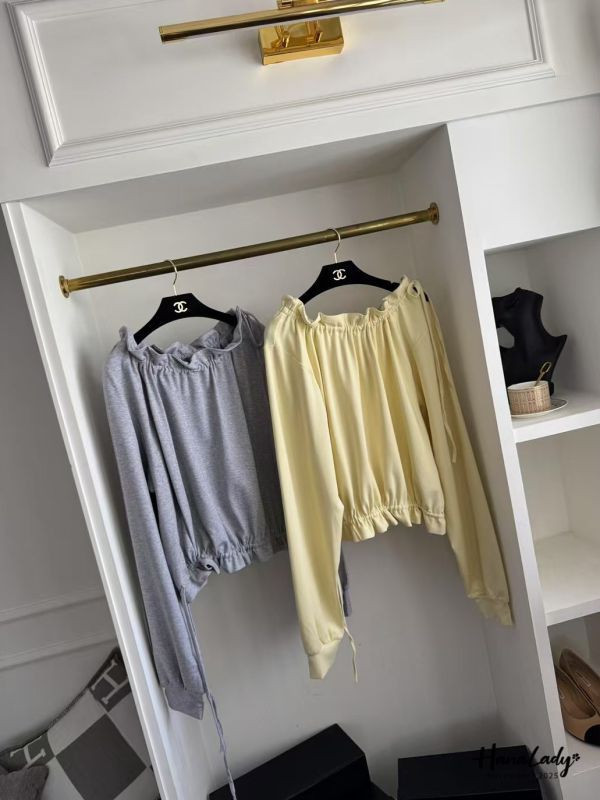 WJA49 親膚舒適造型抽繩上衣 