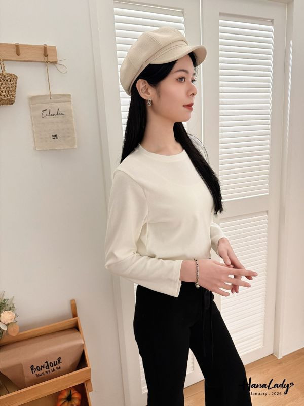 LEA82 兩件式熊寶寶棉絨上衣 