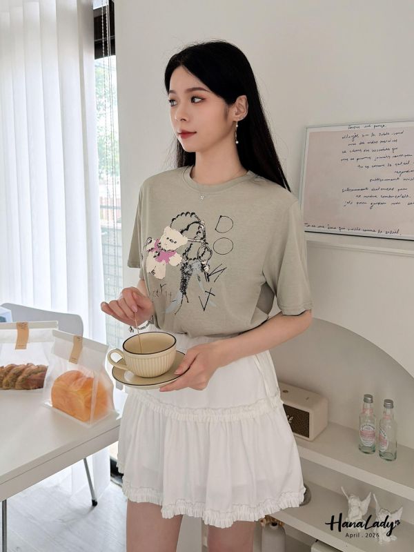 LFA28 親膚棉熊熊T恤 