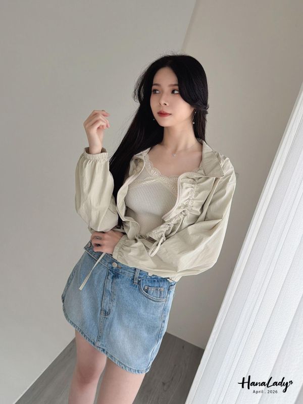 LFA55 超美設計感兩件式上衣 