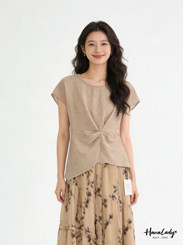 LFB14 廣州選品扭結上衣 