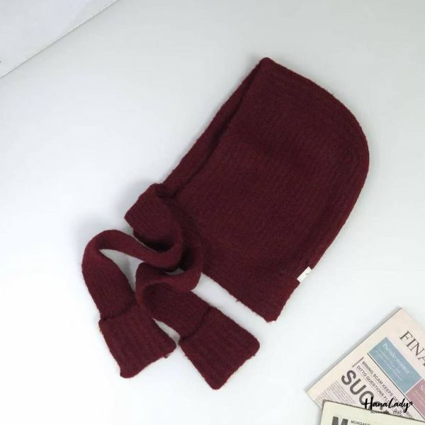 WJB24 百搭圍脖設計針織帽 