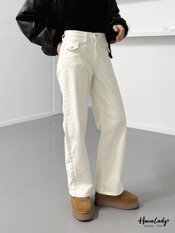 LEB13 超親膚棉內磨毛休閒褲 