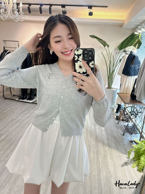 WSA11 浪漫精緻小澎裙短洋 