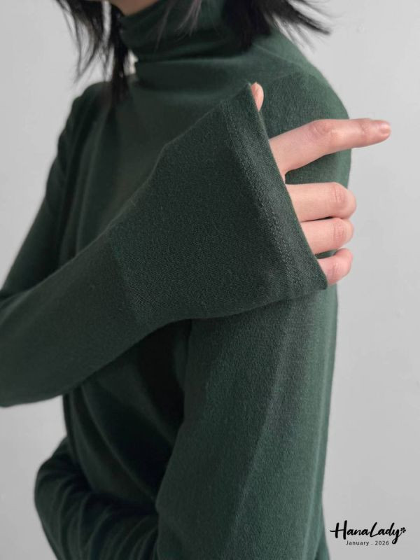 LEA73 純色立領親膚棉上衣 