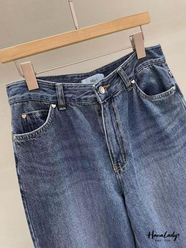 LFA53 愛心卯釘點綴春夏柔軟丹寧 