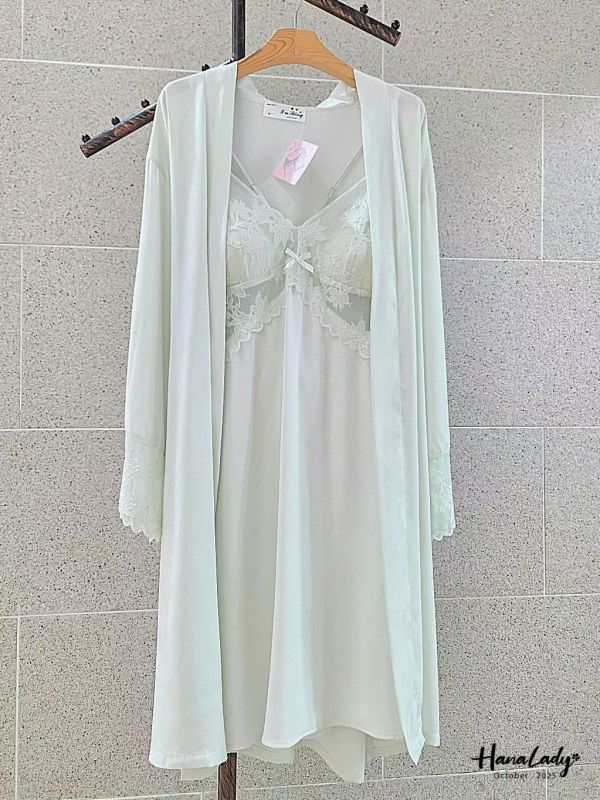 WTA97 兩件式冰絲涼感親膚睡衣 