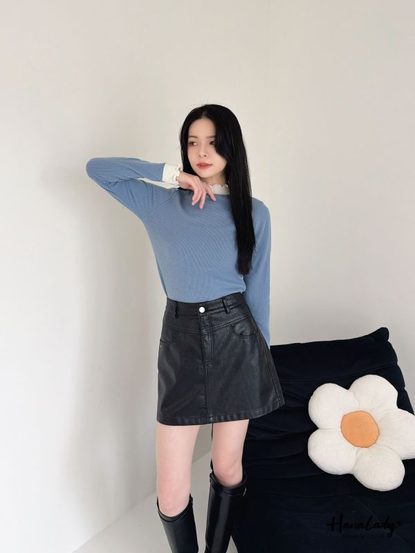 LEA71 親膚又暖呼毛料針織上衣 