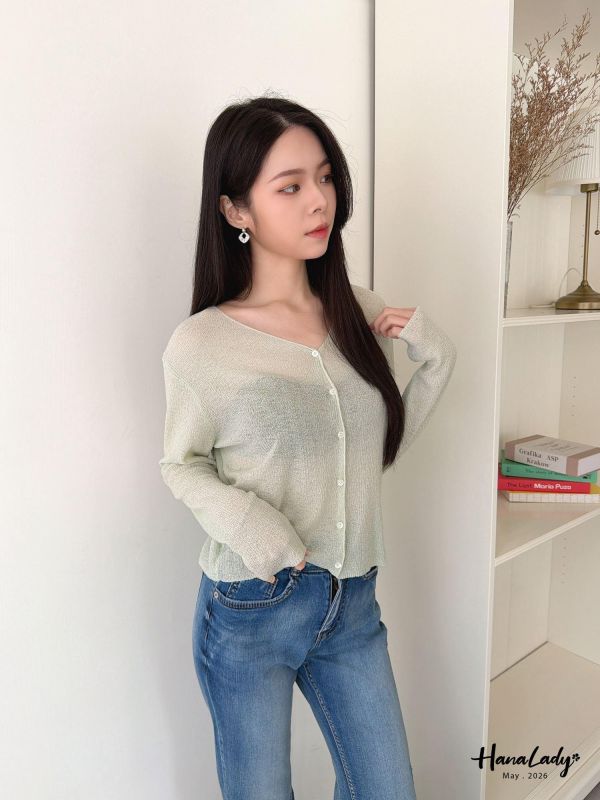 LWA25 激瘦視覺輕薄針織小外套 