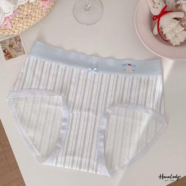 LFA77 韓國小熊熊線條內褲 