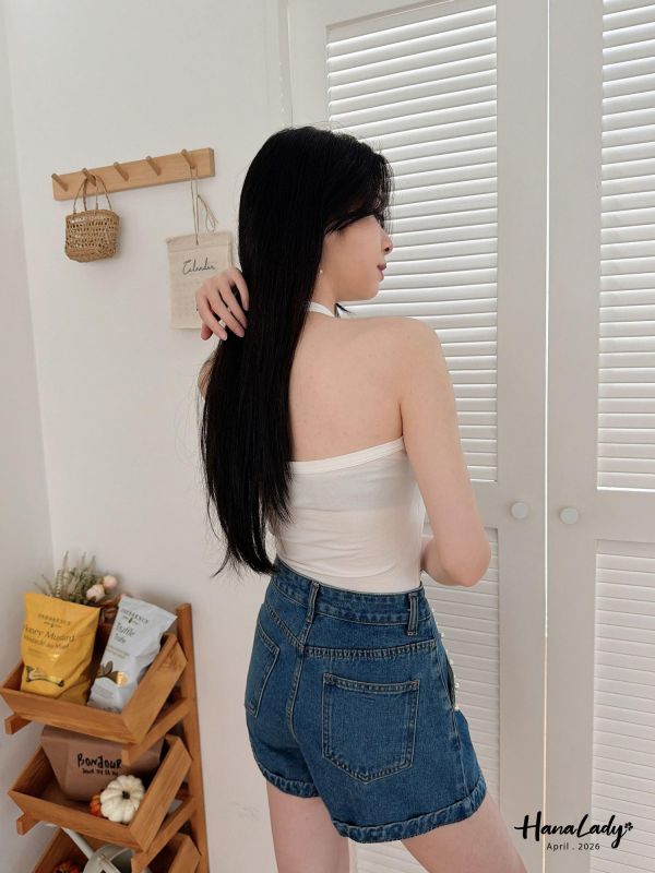 LFA98 今夏必收排釦繞脖BraTop 