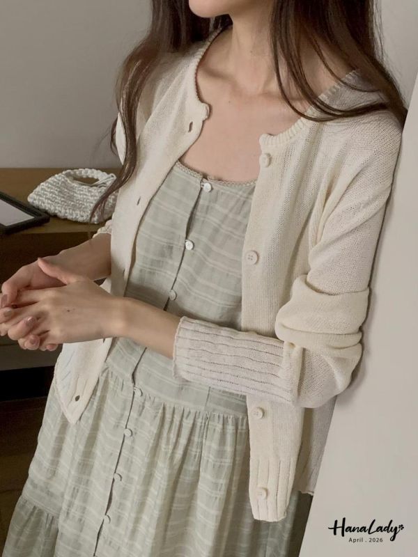 LFA70 浪漫條紋壓線長洋 