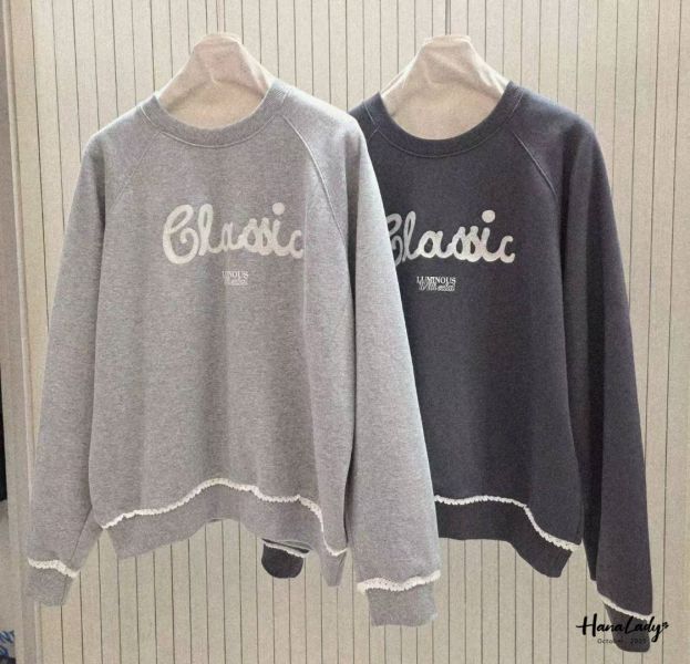 WTB31 質感刺繡字母大學T 