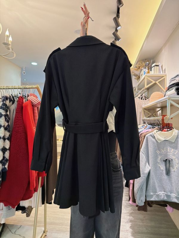 WJA60 精緻女孩的收腰百摺短洋 