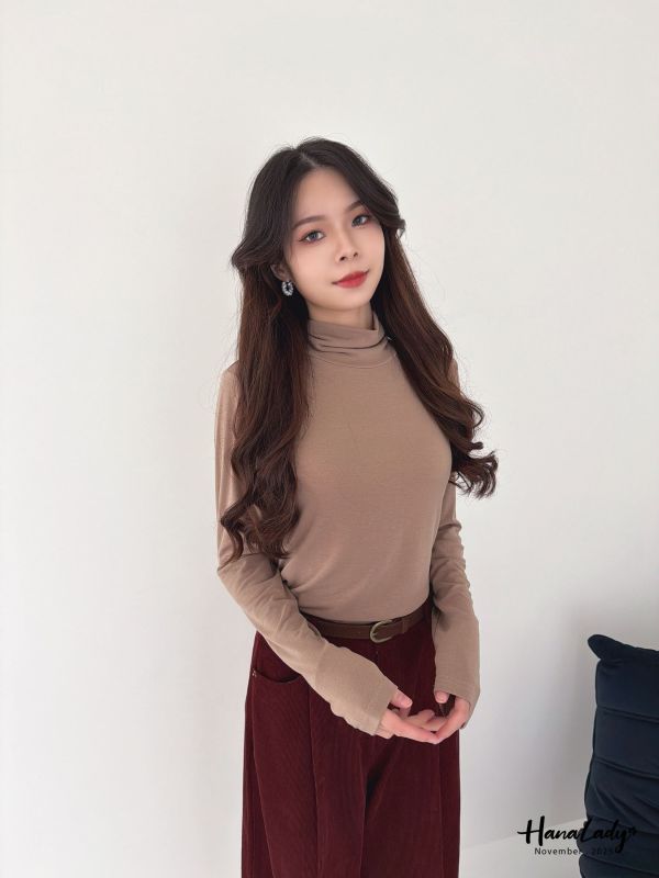 WJA43 秋冬必備親膚高領毛衣 