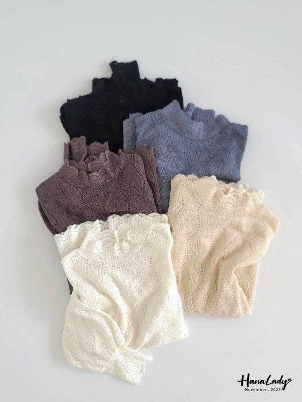 WJA65 必收款絕美布蕾絲立領上衣 