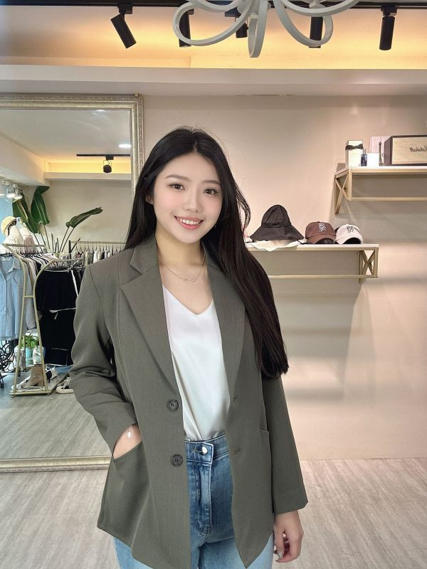 WSB12 雙釦俐落簡約西外 