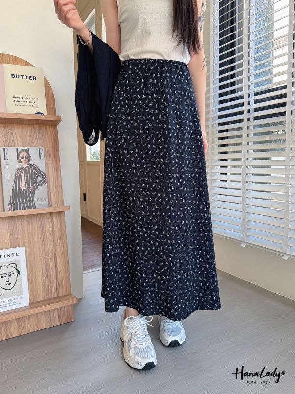 LLA49 三件式碎花裙套裝 
