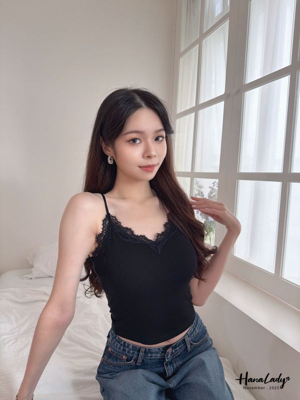 WJB06 造型波浪蕾絲拼接BRATOP 