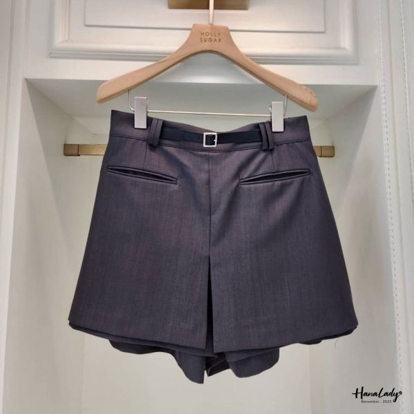 WJA22 版篇大造型腰帶短褲 